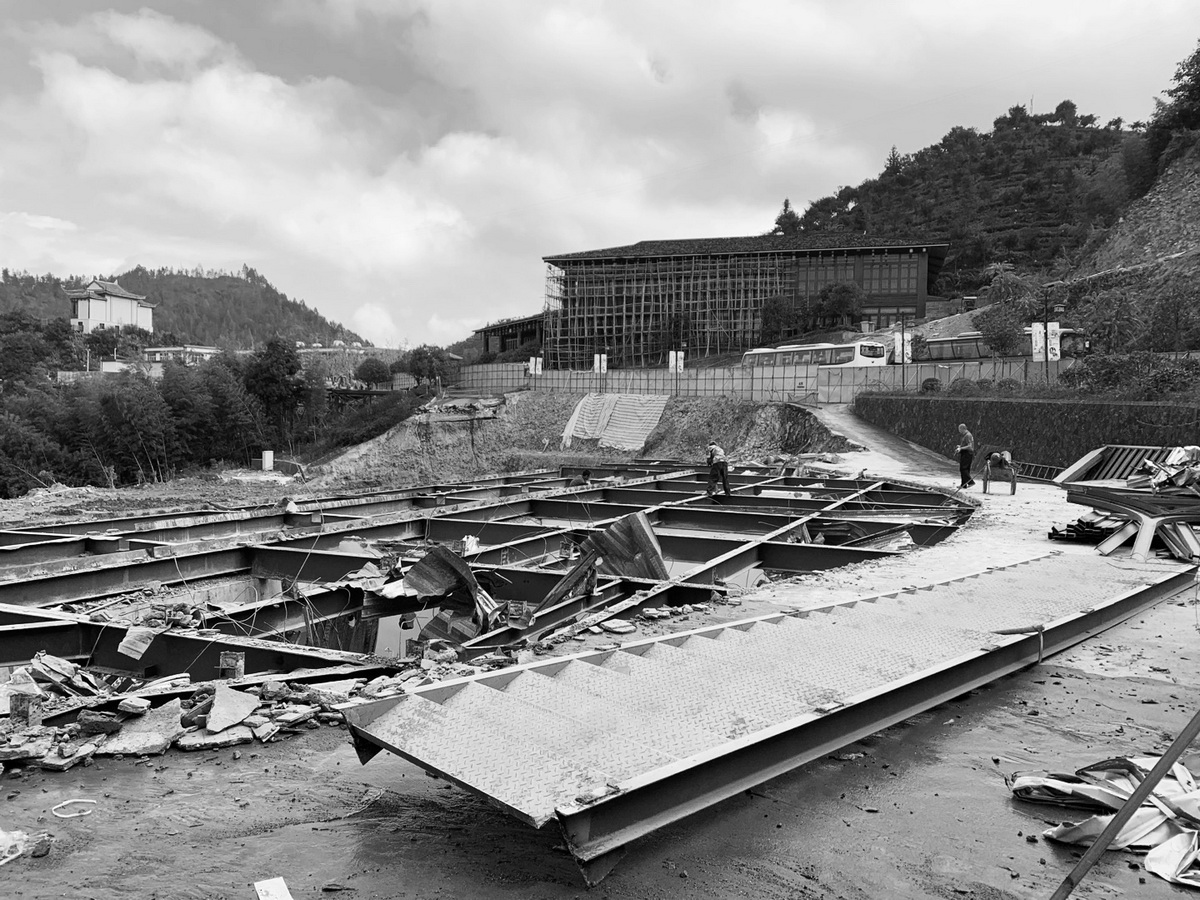 BIM建筑|“融于自然，地景之上”——江西虔心小镇展厅设计 / GWP Architects