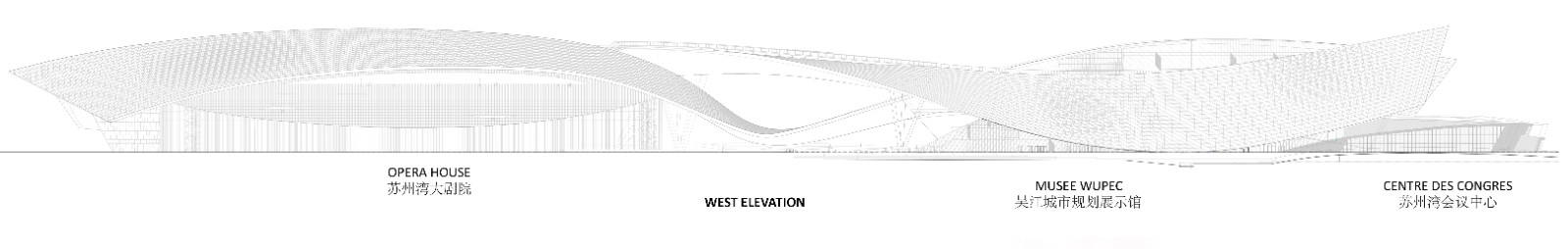 BIM建筑|苏州湾大剧院：太湖之畔的“飘带” / 克里斯蒂安·德·包赞巴克