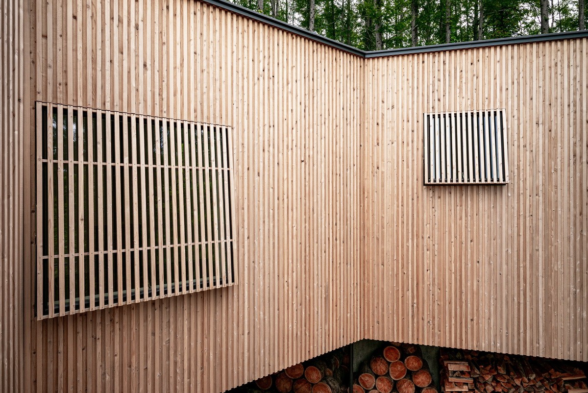 BIM建筑|北海道森林小屋，延伸的“触角” / Florian Busch Architects