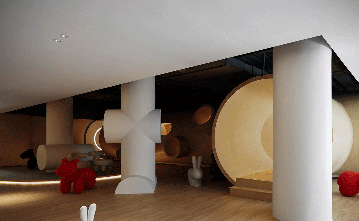 BIM建筑|水裹·汤泉 / 对角线设计