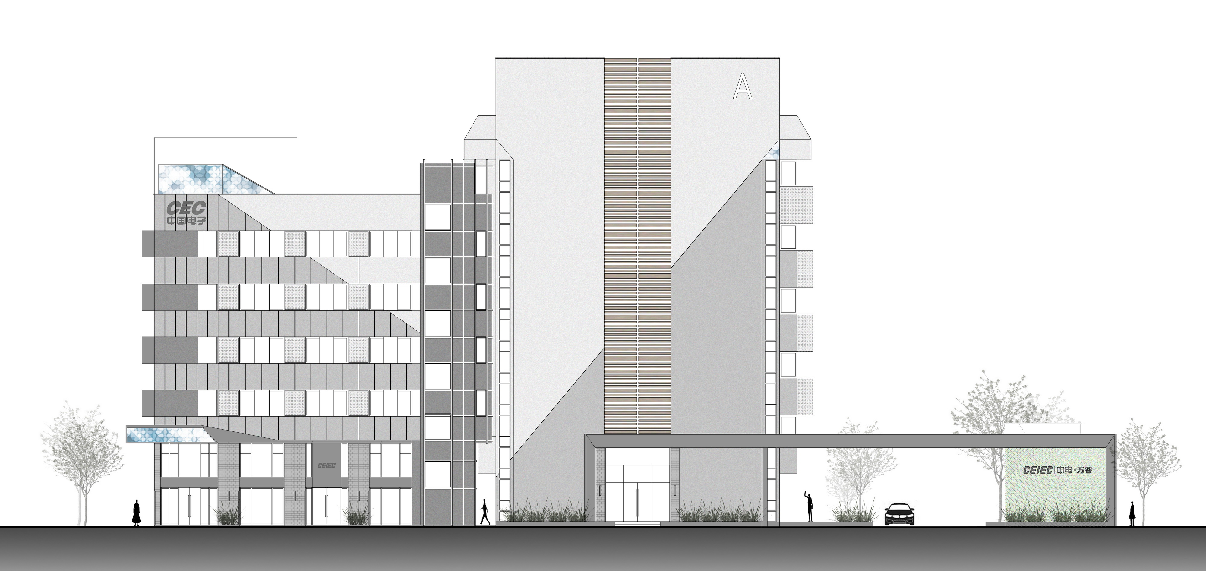 BIM建筑|中电・万谷 / COLORFULL 昱景设计