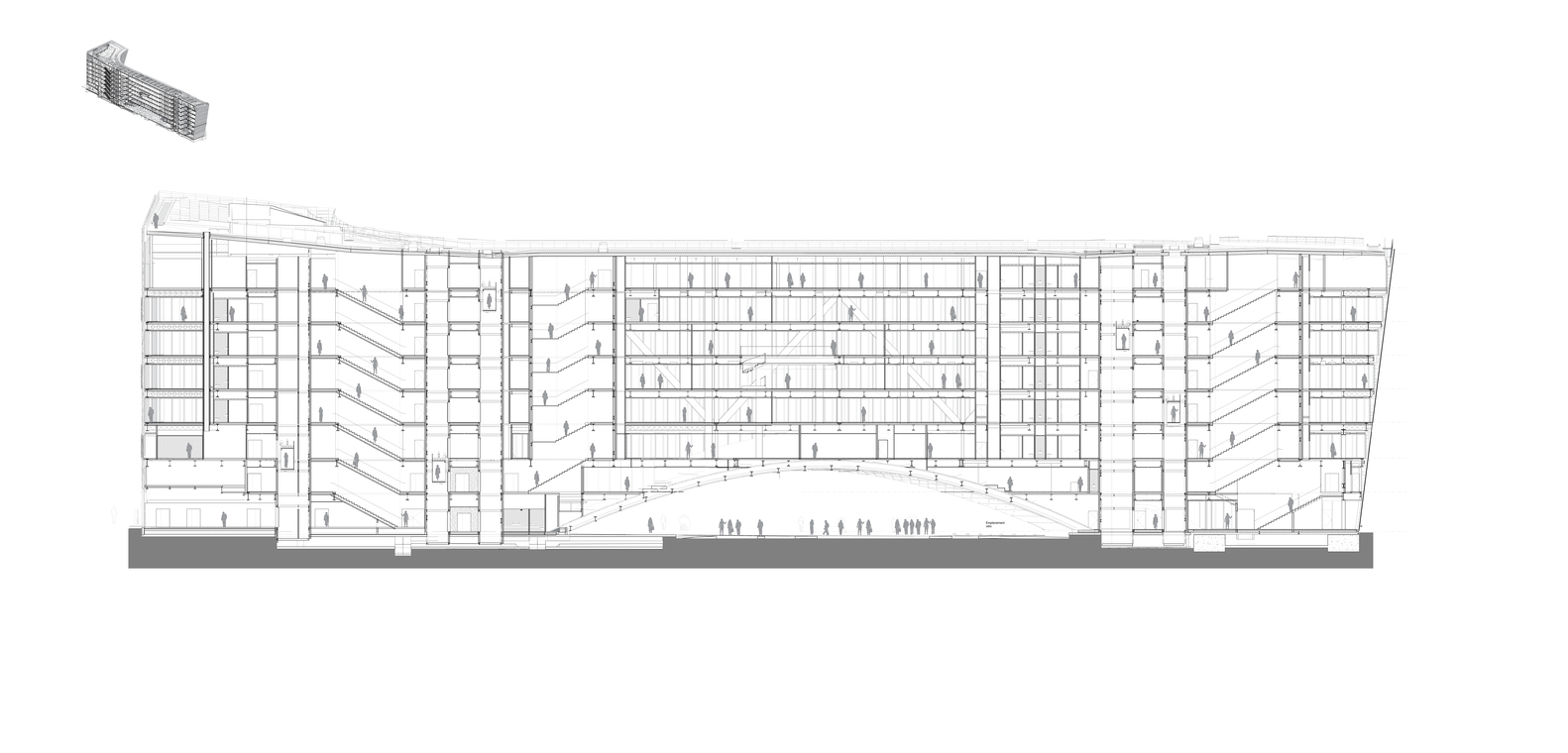 BIM建筑|挪威事务所Snøhetta将雪一般的建筑搬到了巴黎 | 世界报巴黎总部