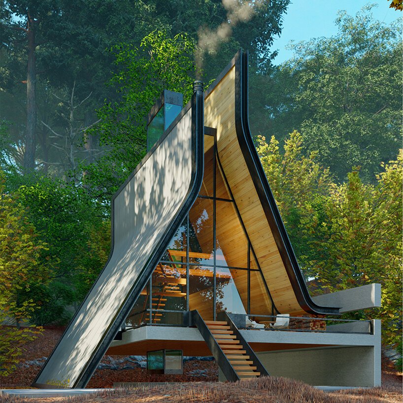 BIM建筑|伊朗机舱小屋“Kujdane” / Shomali Design