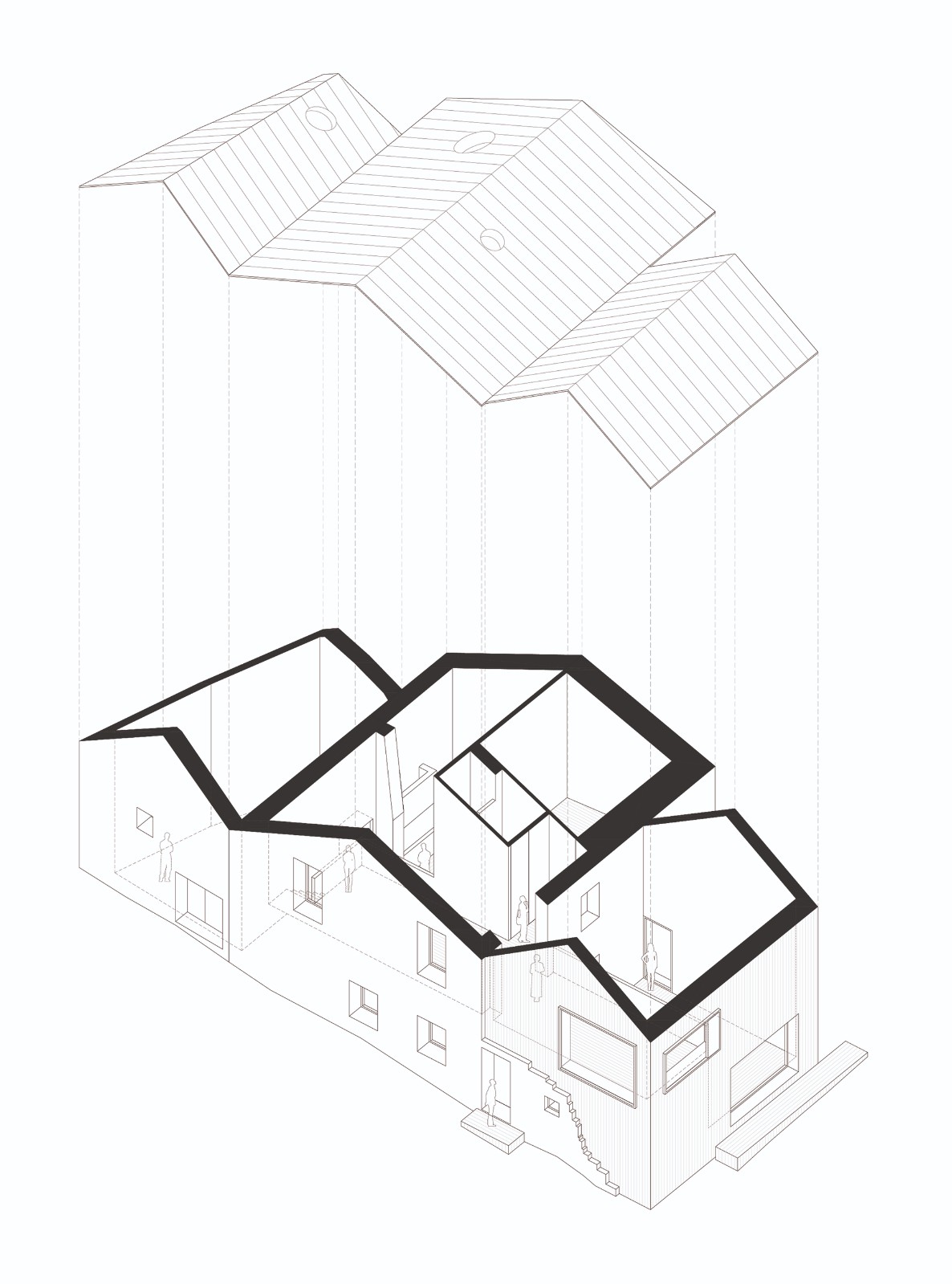 BIM建筑|混凝土和石头的碰撞 | 西班牙米拉弗洛雷斯住宅修复