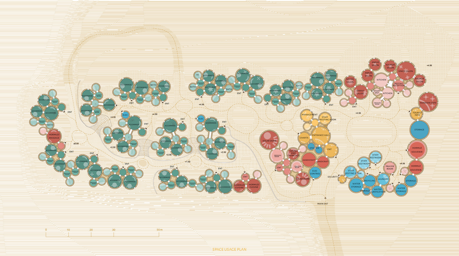 BIM建筑|霍尔木兹岛“存在感”系列：Majara居住区 / ZAV Architects