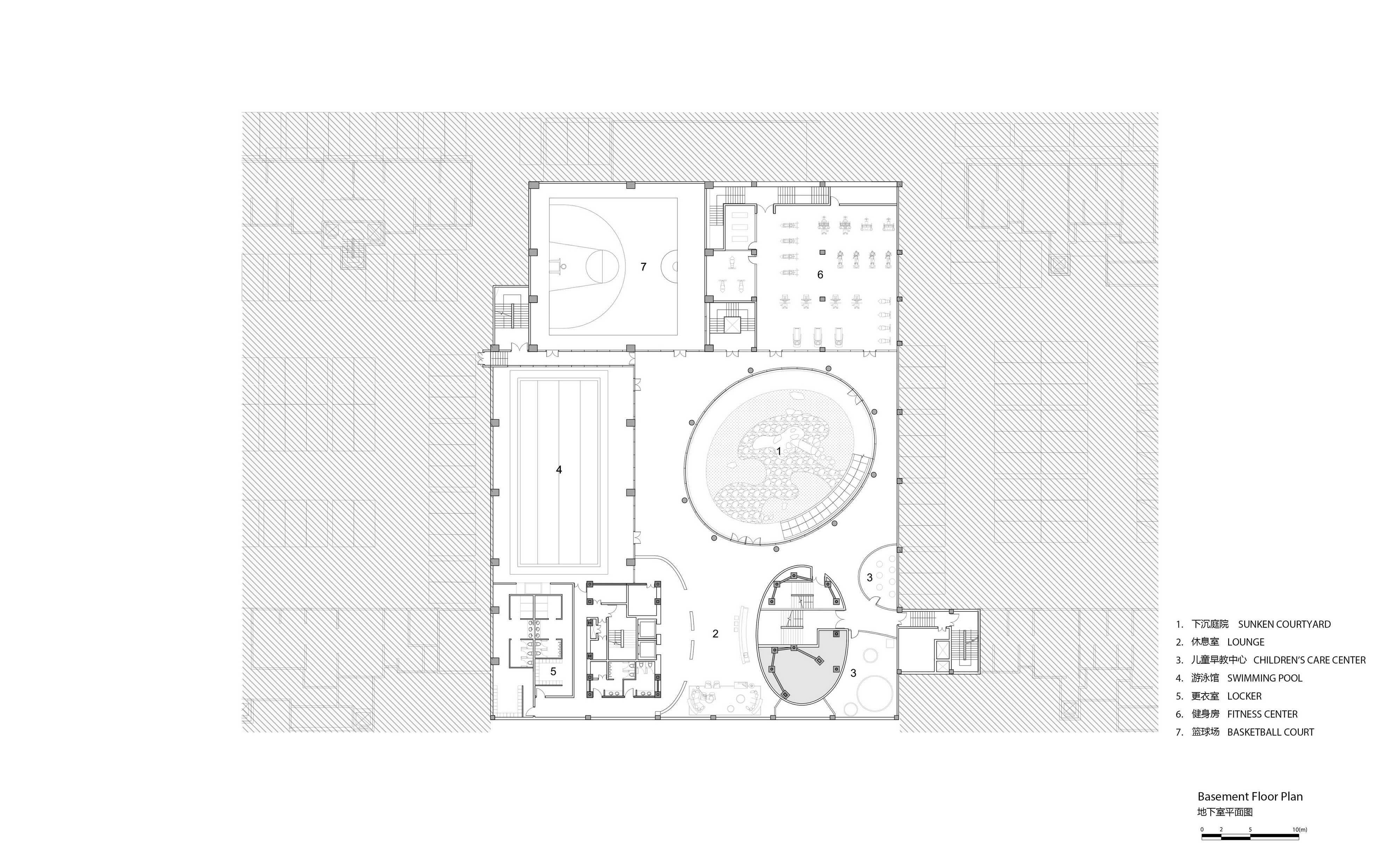 BIM建筑|漂浮之门——西安沣东新城莱安社区中心 / EID Architecture