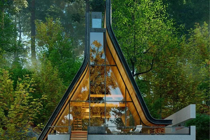 BIM建筑|伊朗机舱小屋“Kujdane” / Shomali Design