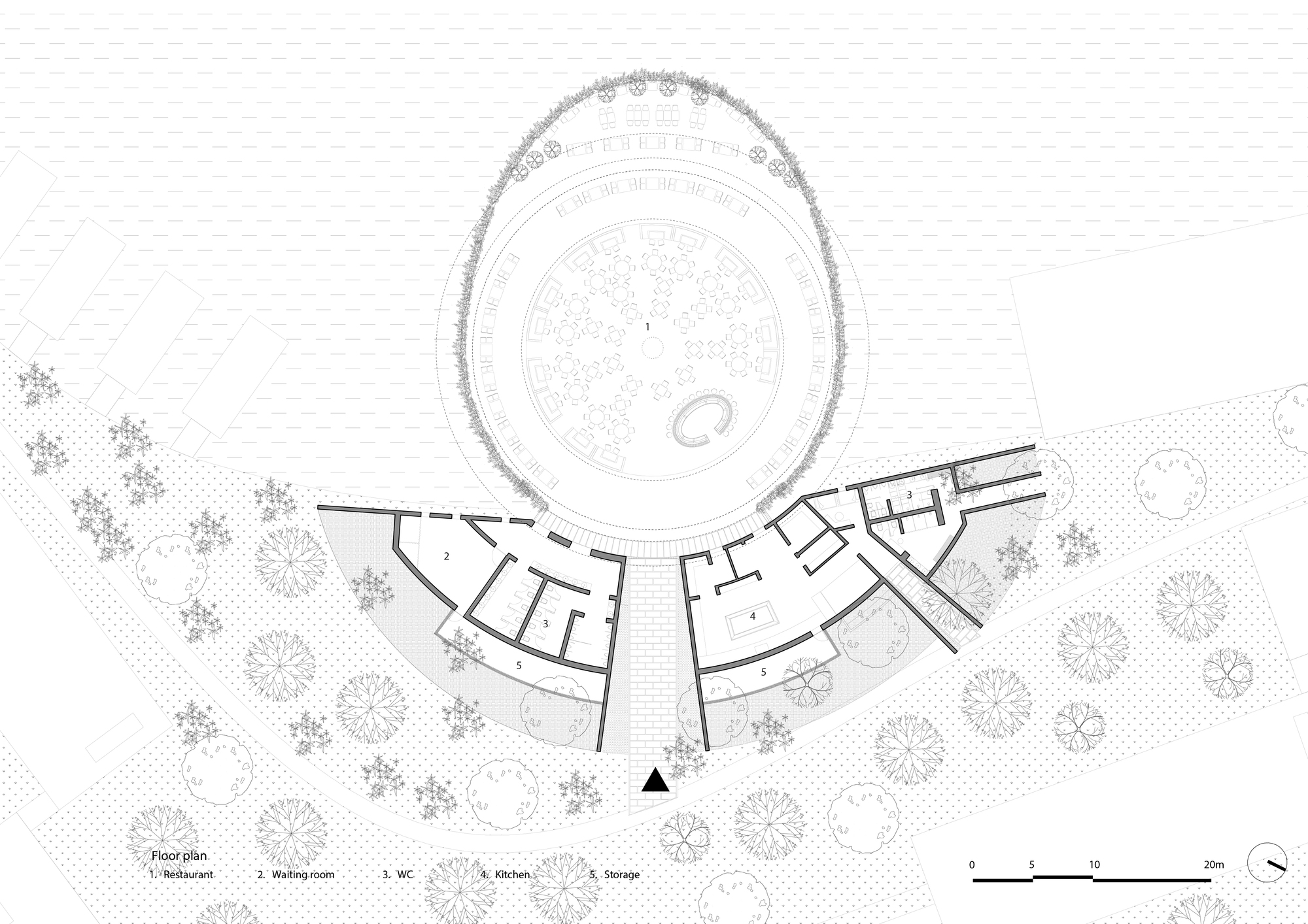 BIM建筑|维达纳受蕴餐厅，模块化竹制架构 / 武重义建筑事务所