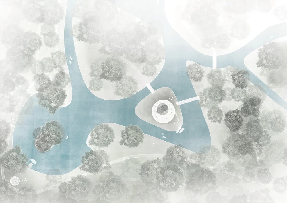 BIM建筑|Sanderumgaard花园凉亭，北欧古老与日式禅意风格的混合 / Squareone