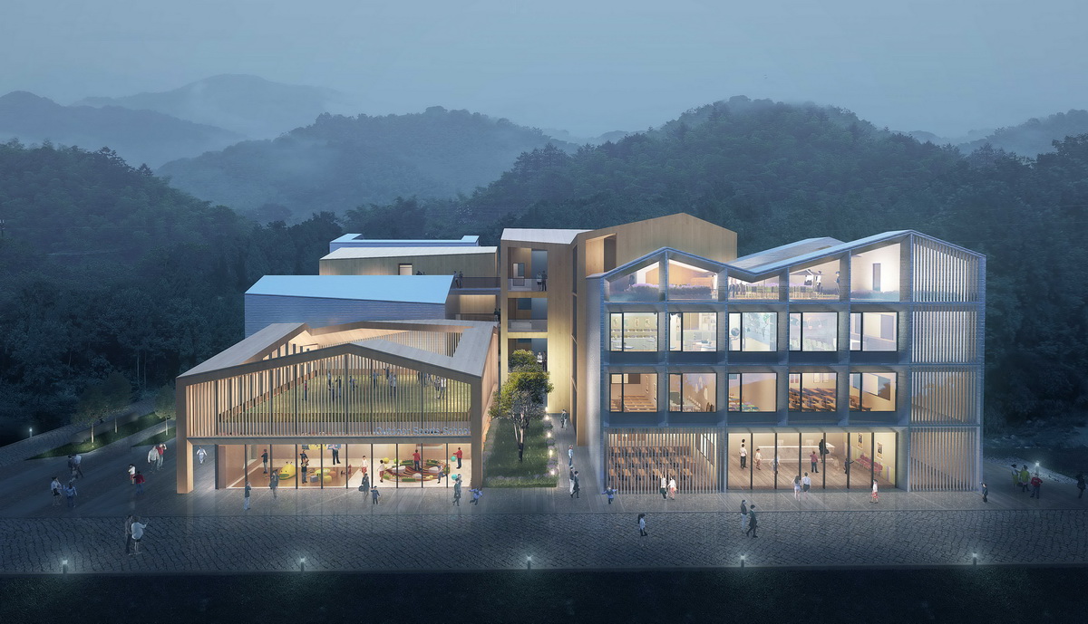 BIM建筑|杭州临安·风之谷户外自然学校 / GWP Architects