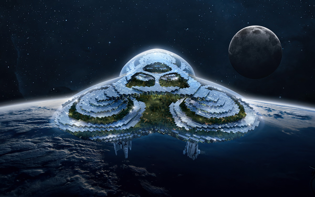 BIM建筑|晶体太空城 / 刘昊威 × LEGO