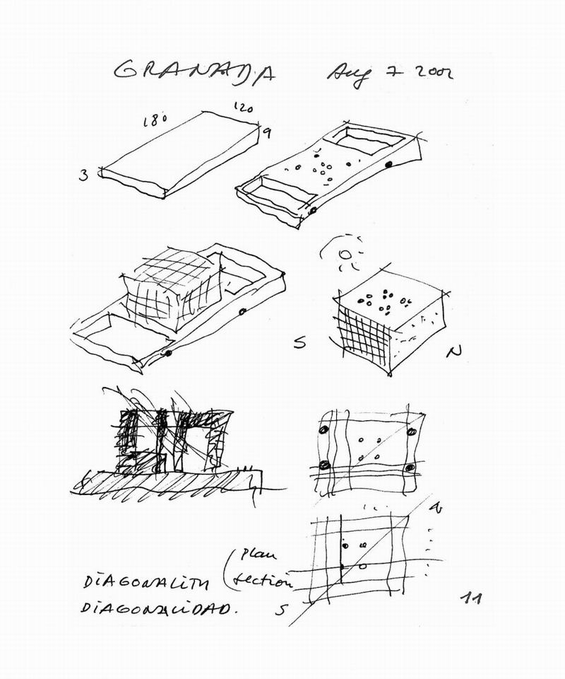 BIM建筑|经典项目：光与混凝土的故事 | 格拉纳达储蓄银行总部