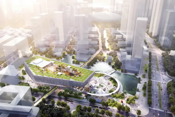 BIM建筑|深圳市文化馆新馆中标方案——文化方舟 / 局内建筑+中建科技