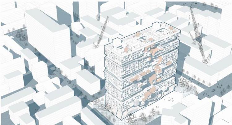 BIM建筑|2020基准杯二等奖 | 回应疫情和老龄化问题的青银共居韧性社区