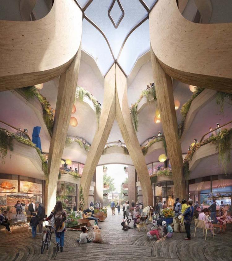 BIM建筑|Heatherwick公布“温哥华双子塔”方案，曲线扭转塔楼