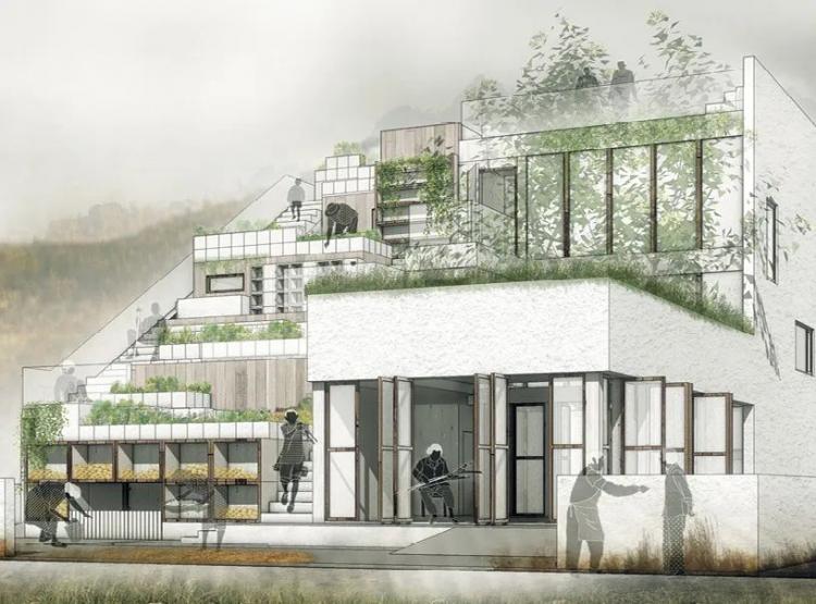 BIM建筑|优质竞赛作品解读 | 优雅简洁的设计手法，共建城郊栖息之家