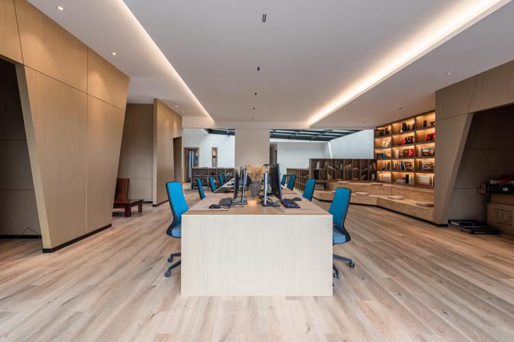 BIM建筑|长空创作办公楼：农耕自然般的静谧与优雅 / 长空创作