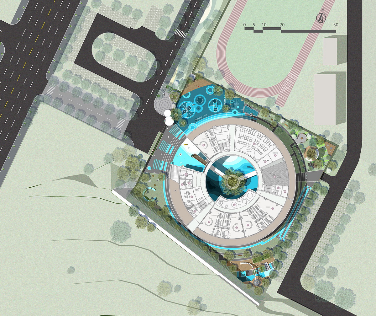 BIM建筑|圣果（誉山国际）幼儿园 / 迪卡幼儿园设计中心