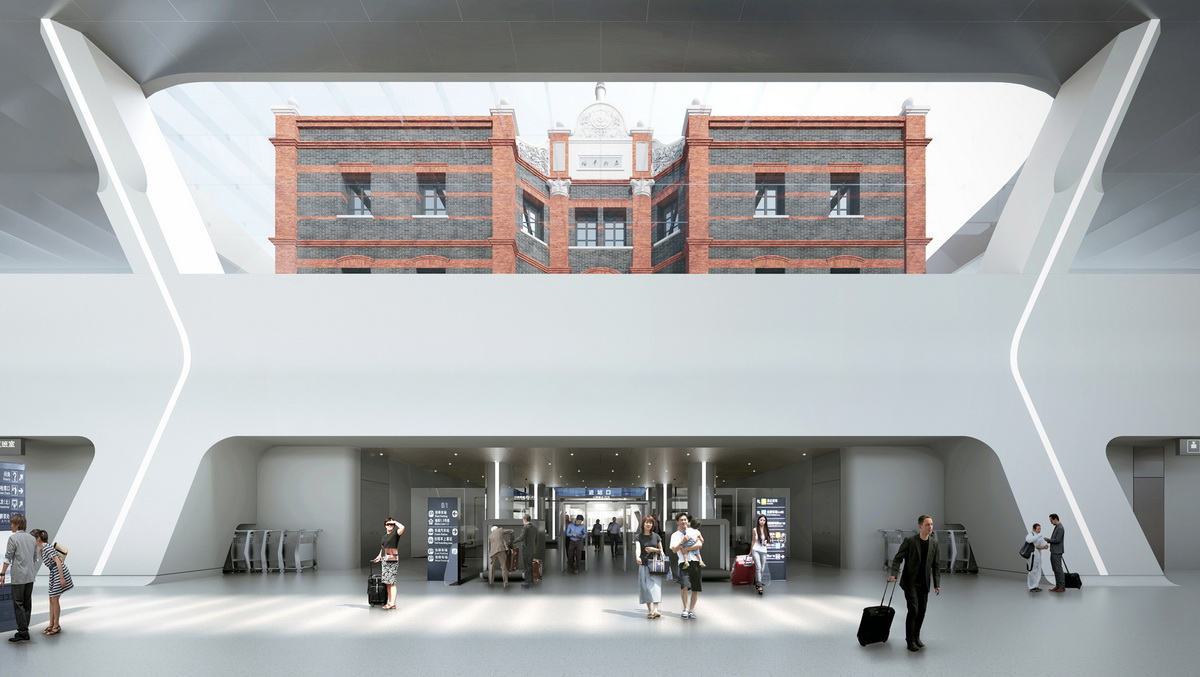 BIM建筑|MAD新作：嘉兴“森林中的火车站”
