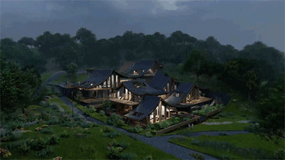 BIM建筑|2020建筑新人赛TOP 100 | 趣味屋顶 爱发呆的重大女孩设计了一场好玩的梦