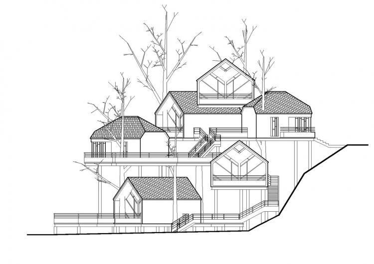 BIM建筑|杭州开元森泊度假酒店“树屋”：簇拥推搡的“小矮人” / 王晖建筑工作室