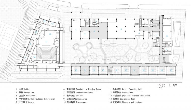 BIM建筑|秩序的启迪——上海市高安路第一小学华展校区 / 山水秀建筑事务所