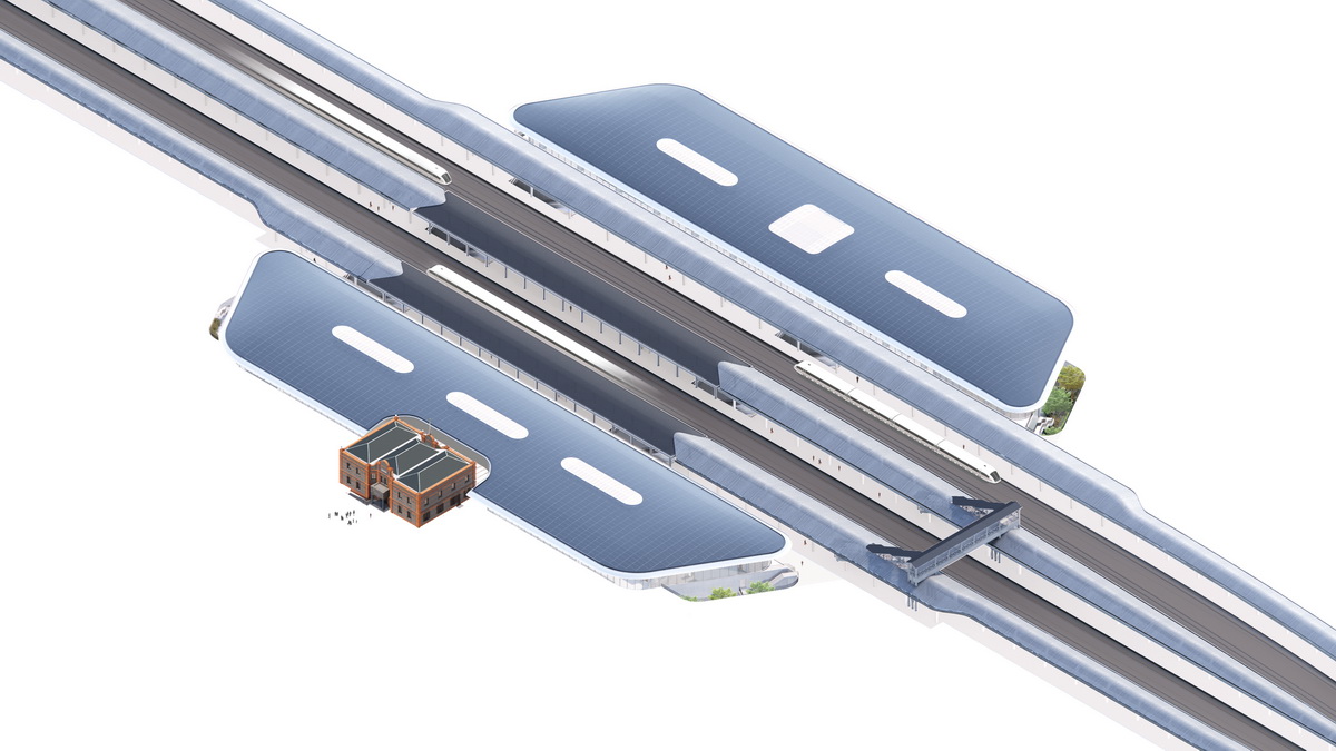 BIM建筑|MAD新作：嘉兴“森林中的火车站”