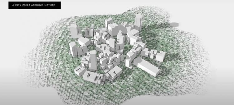BIM建筑|沙特阿拉伯宣布将建造一条长170公里的AI城市，无车、无街道