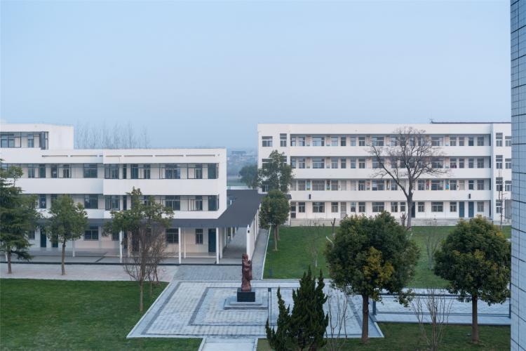 BIM建筑|乡村振兴之乡镇中学改造-全椒县新锐古河中学 / 上海思序建筑规划设计