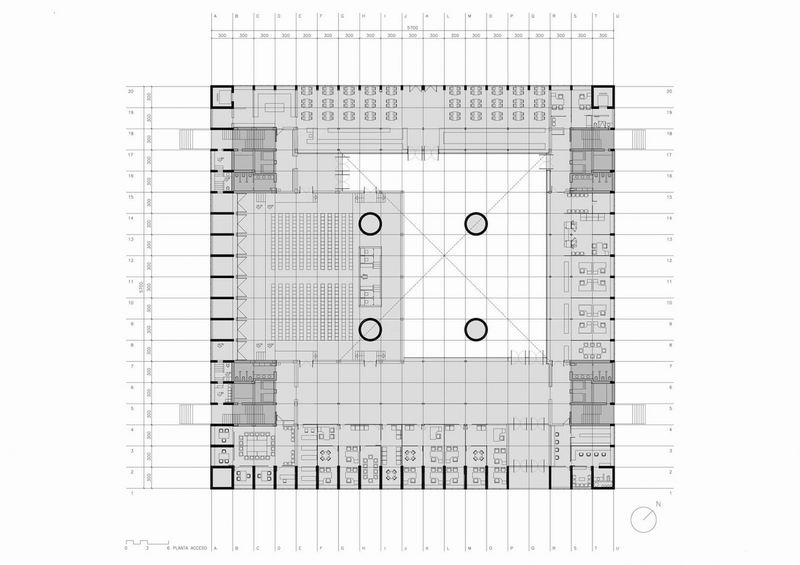 BIM建筑|经典项目：光与混凝土的故事 | 格拉纳达储蓄银行总部