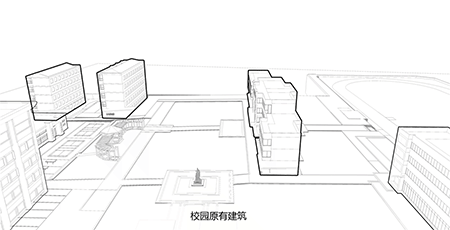 BIM建筑|乡村振兴之乡镇中学改造-全椒县新锐古河中学 / 上海思序建筑规划设计