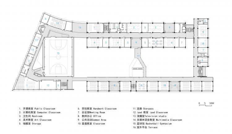 BIM建筑|秩序的启迪——上海市高安路第一小学华展校区 / 山水秀建筑事务所