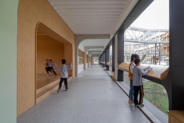 BIM建筑|秩序的启迪——上海市高安路第一小学华展校区 / 山水秀建筑事务所