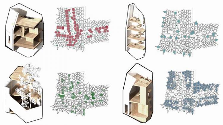 BIM建筑|2020基准杯二等奖 | 改造城中村的新思路 打造横向形态的超级寓所
