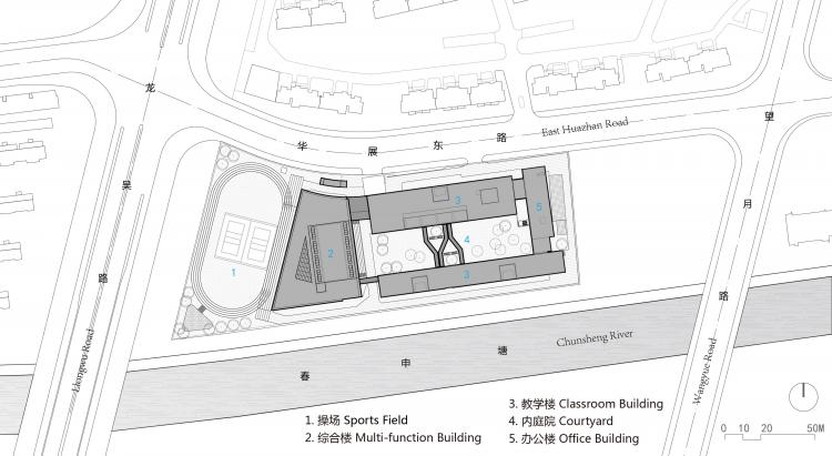 BIM建筑|秩序的启迪——上海市高安路第一小学华展校区 / 山水秀建筑事务所