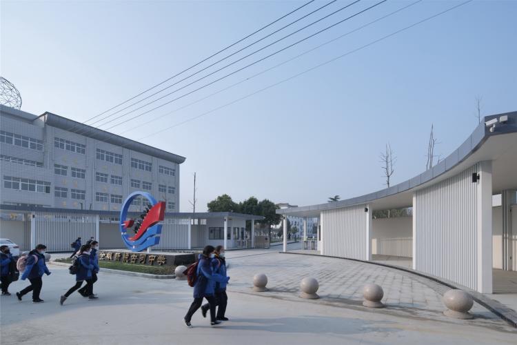 BIM建筑|乡村振兴之乡镇中学改造-全椒县新锐古河中学 / 上海思序建筑规划设计