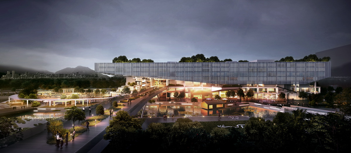 BIM建筑|深圳市文化馆新馆中标方案——文化方舟 / 局内建筑+中建科技