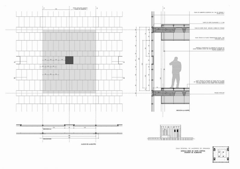 BIM建筑|经典项目：光与混凝土的故事 | 格拉纳达储蓄银行总部