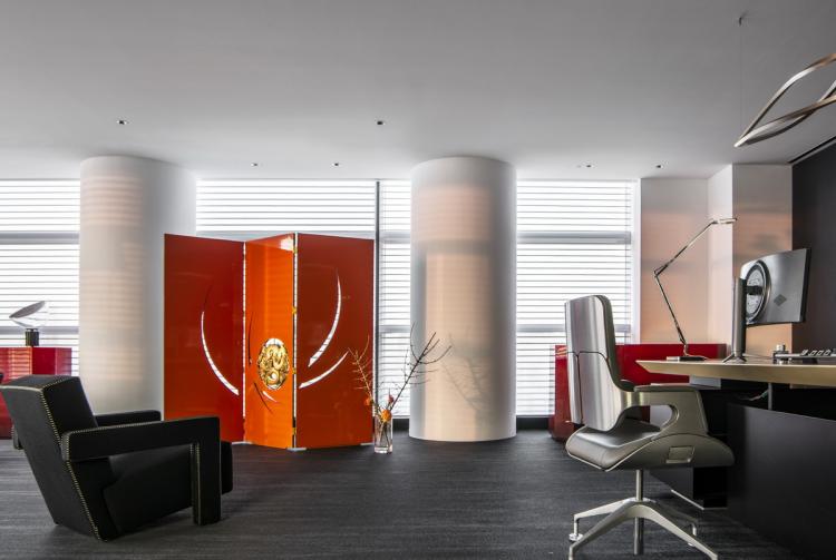 BIM建筑|泊通投资办公设计：空间情绪触发高效引擎 / 高志强，AFFD设计事务所