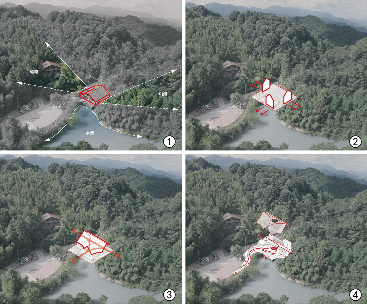 BIM建筑|南昆秘境艺术餐厅 / 城外建筑