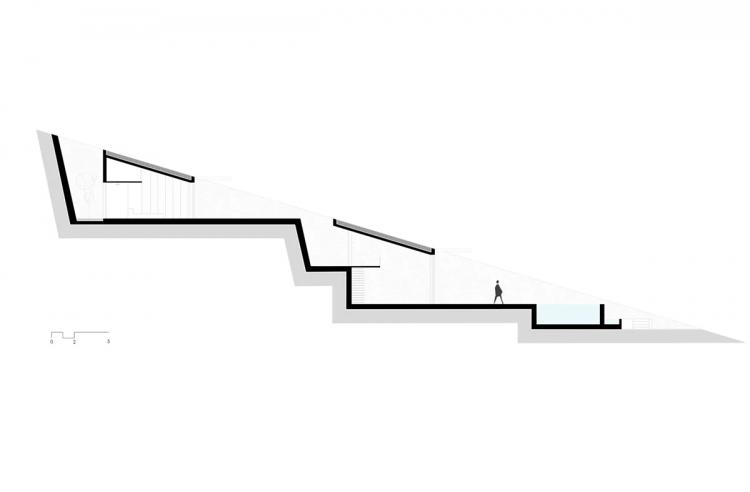 BIM建筑|嵌入地下的“洞穴”住宅，希腊 / Mold Architects