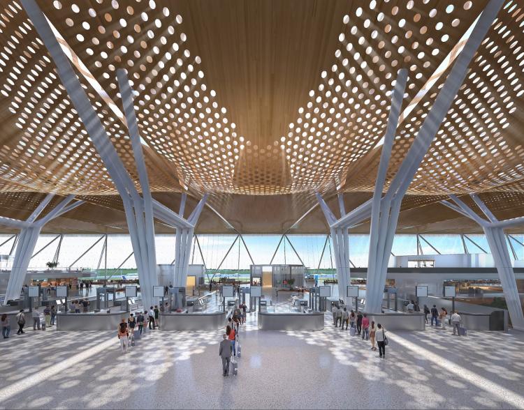 BIM建筑|瓜达拉哈拉机场2号航站楼：CRTKL为墨西哥古城打造净零交通枢纽