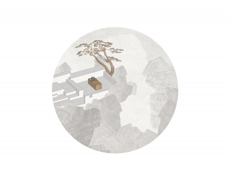 BIM建筑|心境离错，内外之间-璞舍茶室设计 / 介介工作室