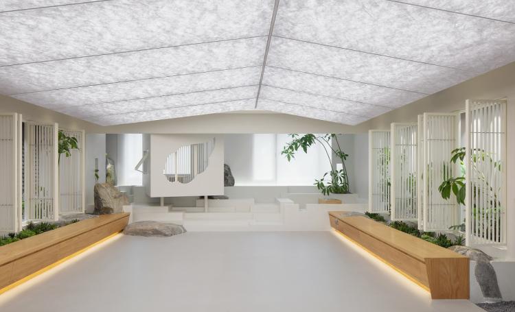 BIM建筑|心境离错，内外之间-璞舍茶室设计 / 介介工作室