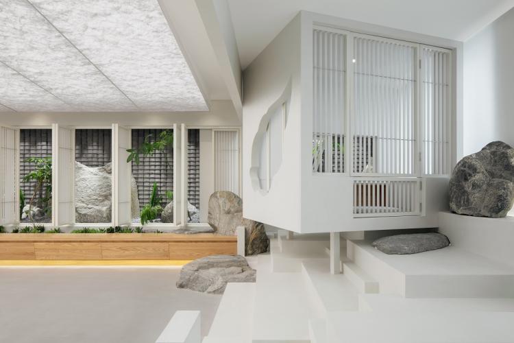 BIM建筑|心境离错，内外之间-璞舍茶室设计 / 介介工作室