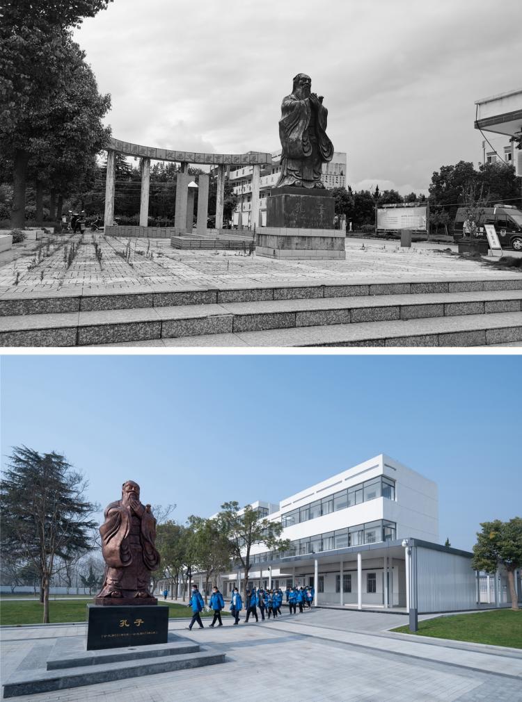 BIM建筑|乡村振兴之乡镇中学改造-全椒县新锐古河中学 / 上海思序建筑规划设计