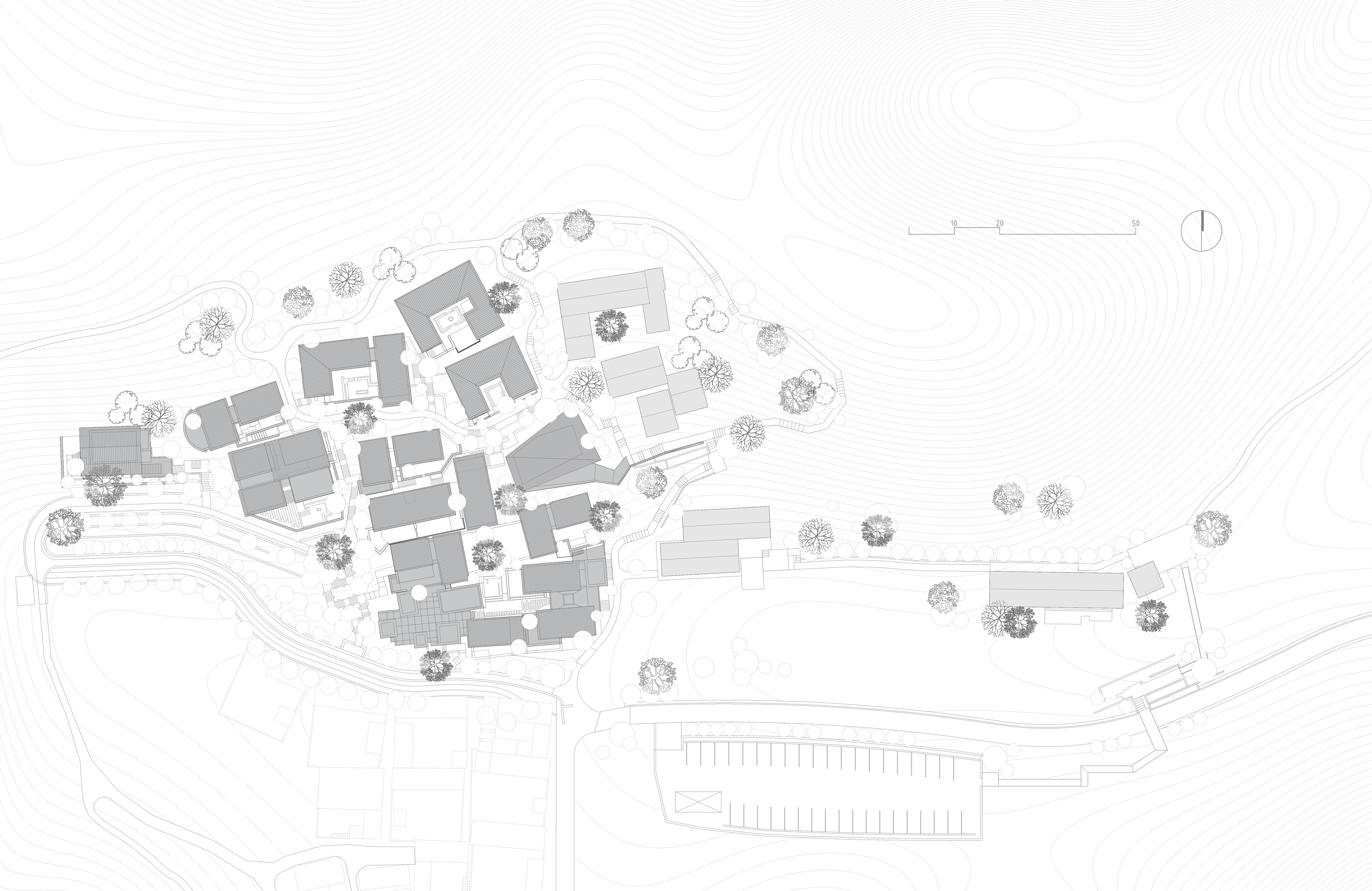 BIM建筑|十二个宅基地的新生：泰安东西门村活化更新 / 孟凡浩-gad · line+ studio