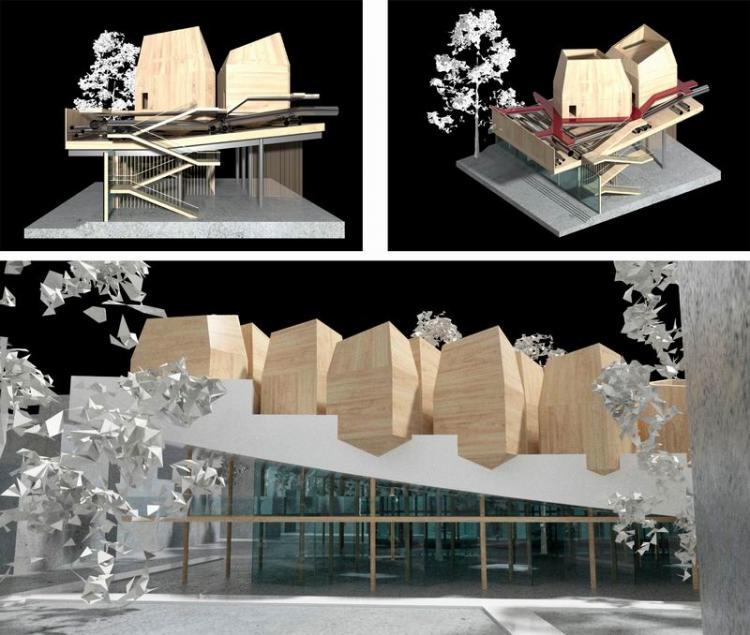 BIM建筑|2020基准杯二等奖 | 改造城中村的新思路 打造横向形态的超级寓所