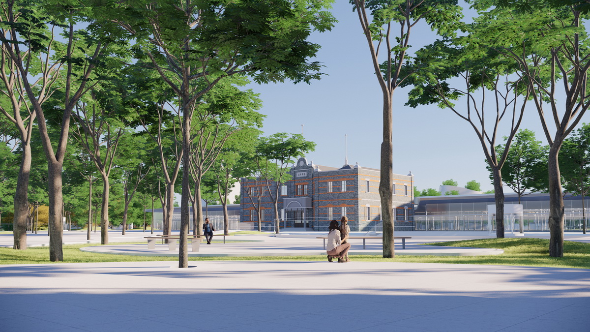 BIM建筑|MAD新作：嘉兴“森林中的火车站”