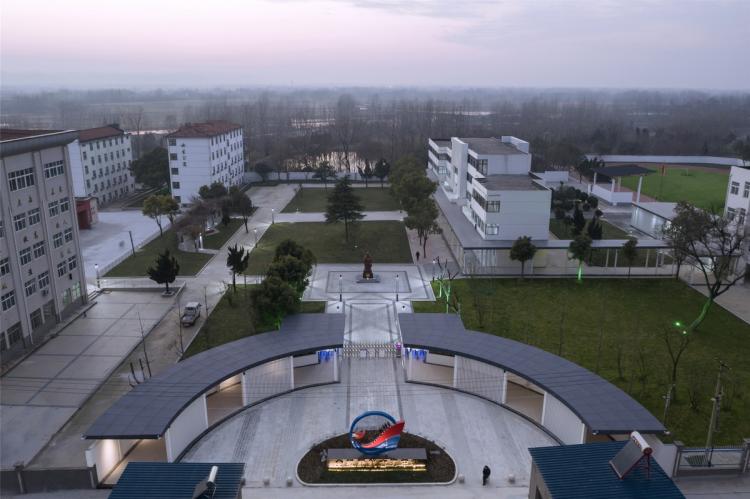 BIM建筑|乡村振兴之乡镇中学改造-全椒县新锐古河中学 / 上海思序建筑规划设计